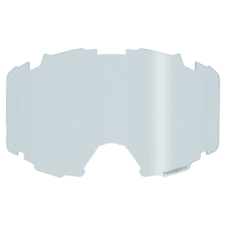 FXR Pilot Clear Dual-Mirror Lens - Clear