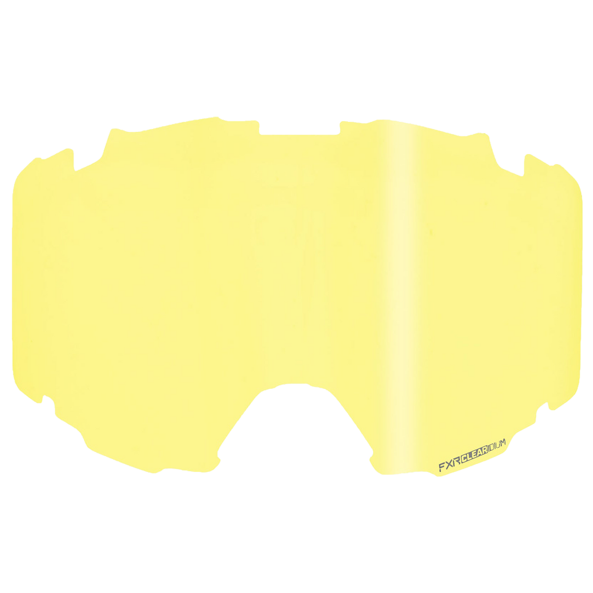 FXR Pilot Clear Dual-Mirror Lens - Yellow