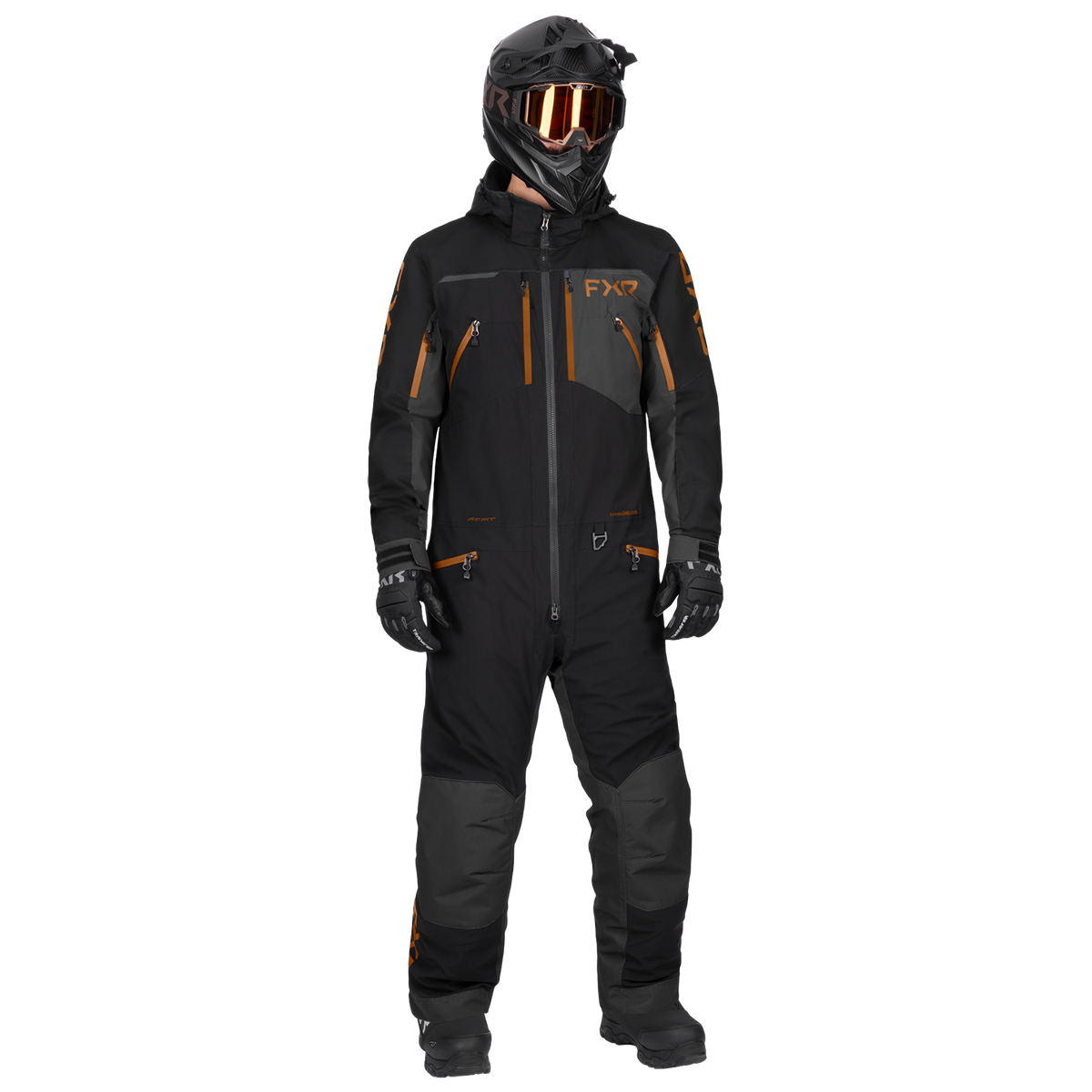 FXR Vertical MTX Lite Monosuit - Black/Asphalt/Kash