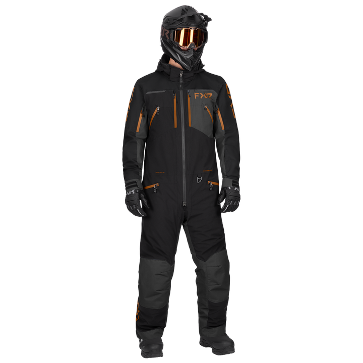 FXR Vertical MTX Lite Monosuit - Black/Asphalt/Kash