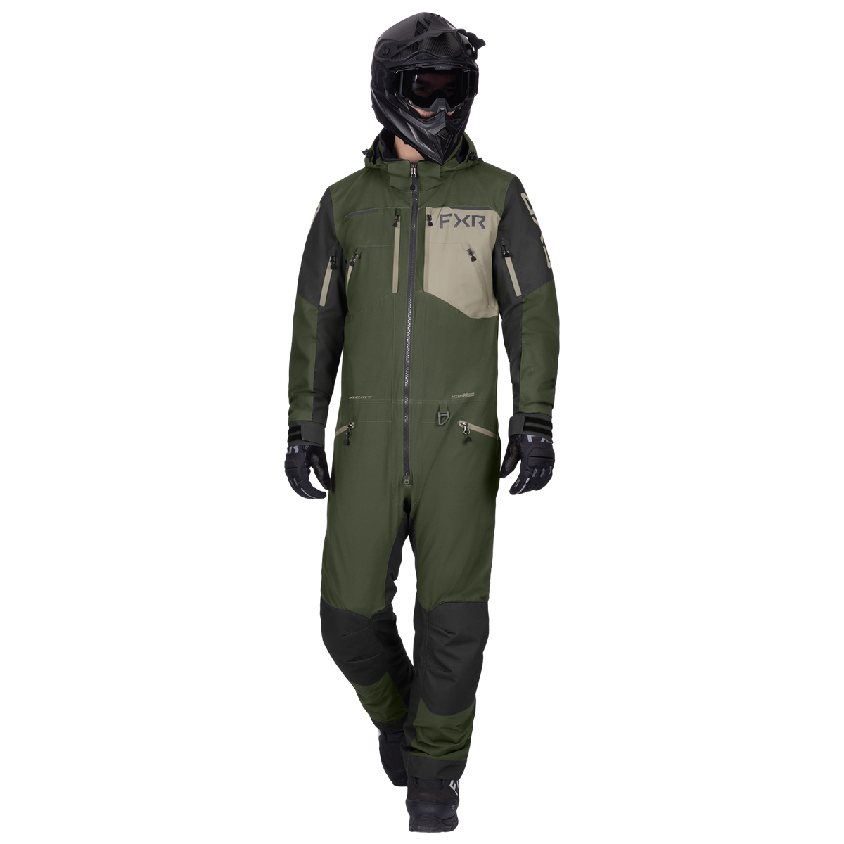 FXR Vertical MTX Lite Monosuit - Army/Asphalt/Stone