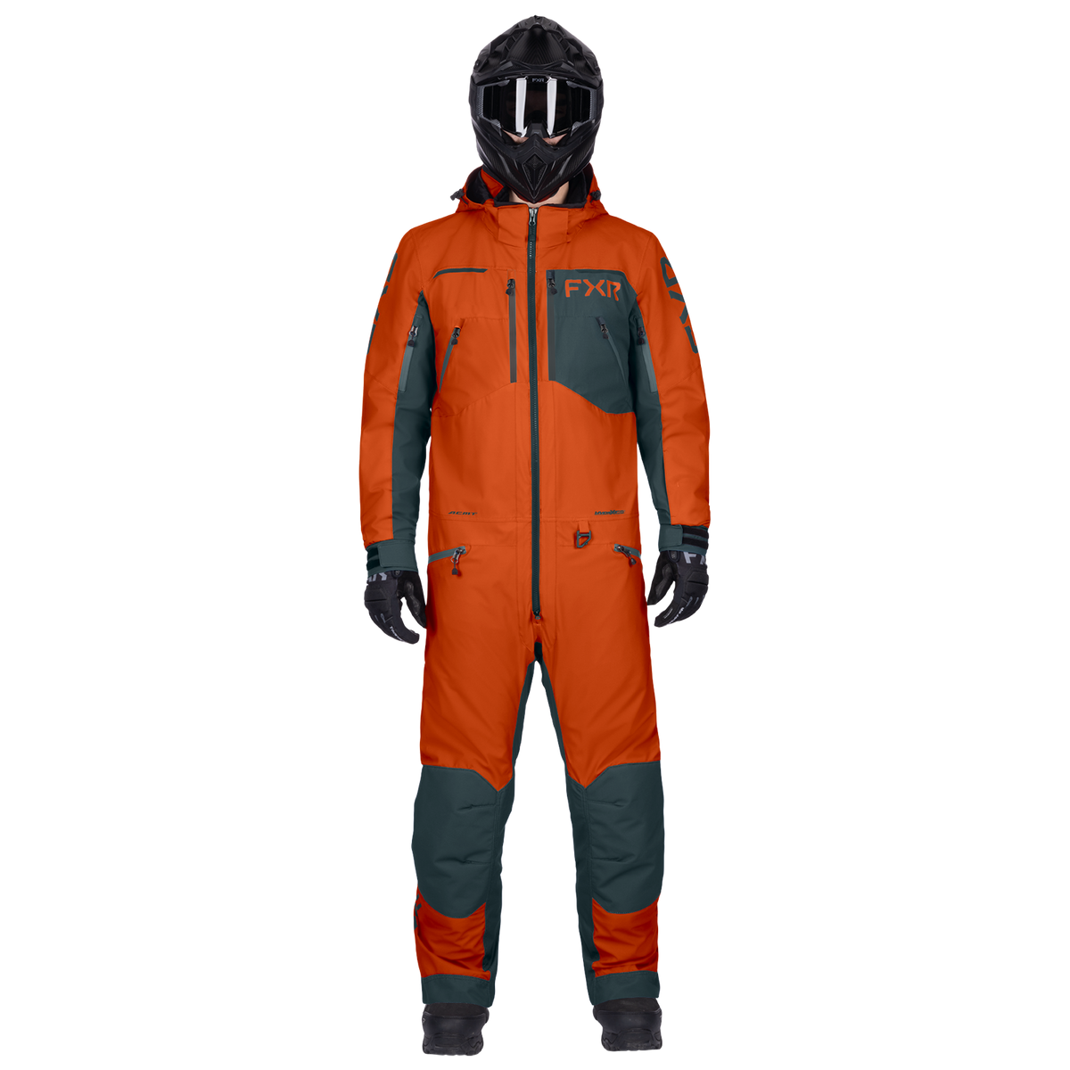FXR Vertical MTX Lite Monosuit - Orange/Steel