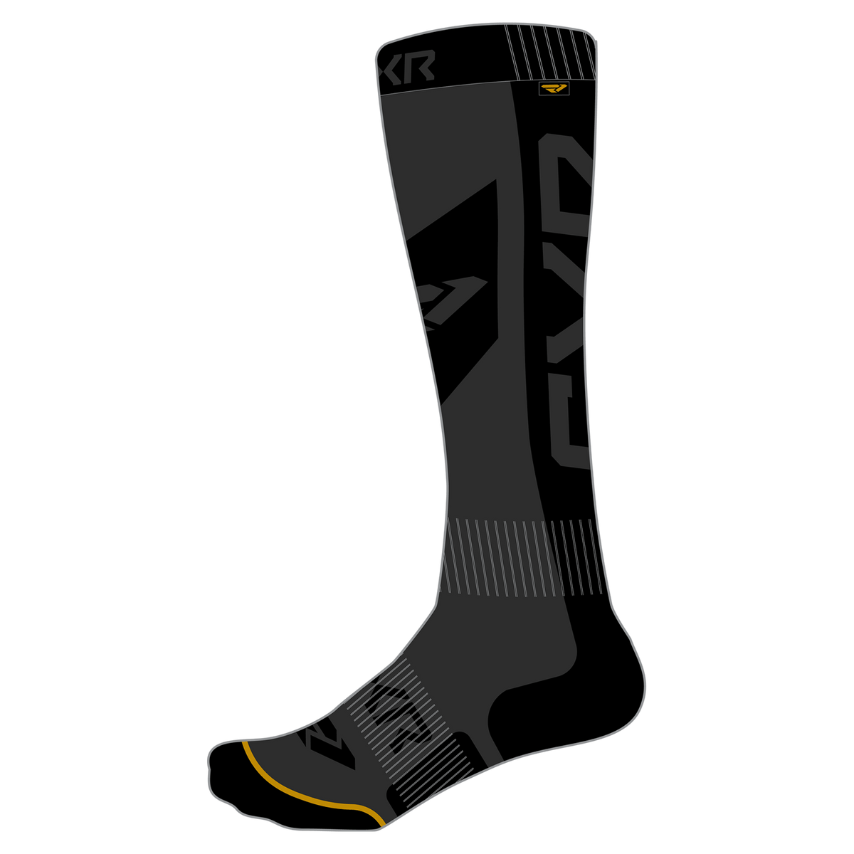 FXR Boost Performance Sock - Asphalt/Black