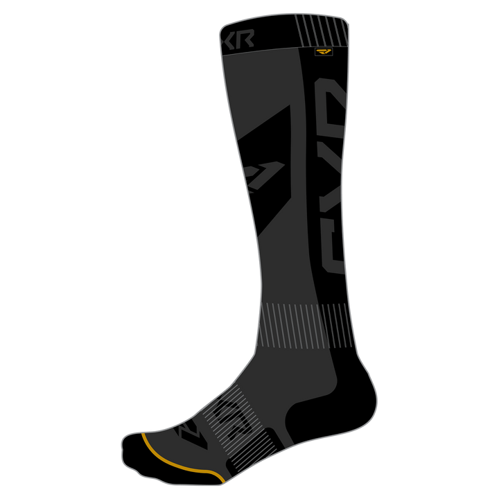 FXR Boost Performance Sock - Asphalt/Black