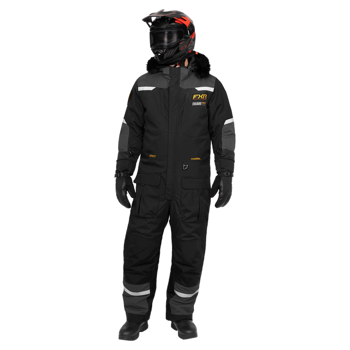 FXR Svalbard F.A.S.T. Insulated Monosuit - Black/Asphalt