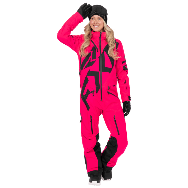 FXR Women's Cold Cross CX Lite Monosuit - Razz
