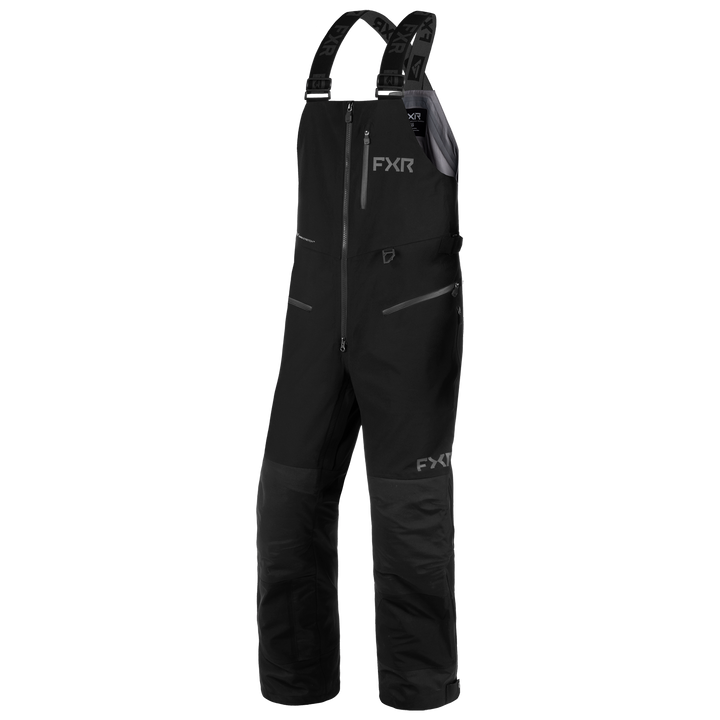 FXR RidgePro 3-Layer Bibs - Black