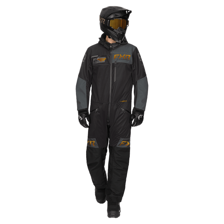 FXR Rev Lite Monosuit - Black/Asphalt/Kash