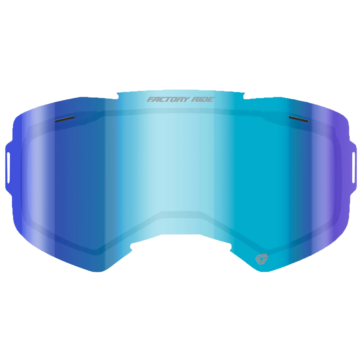 FXR Factory Ride Dual 2-Vent Prism Blue Lens