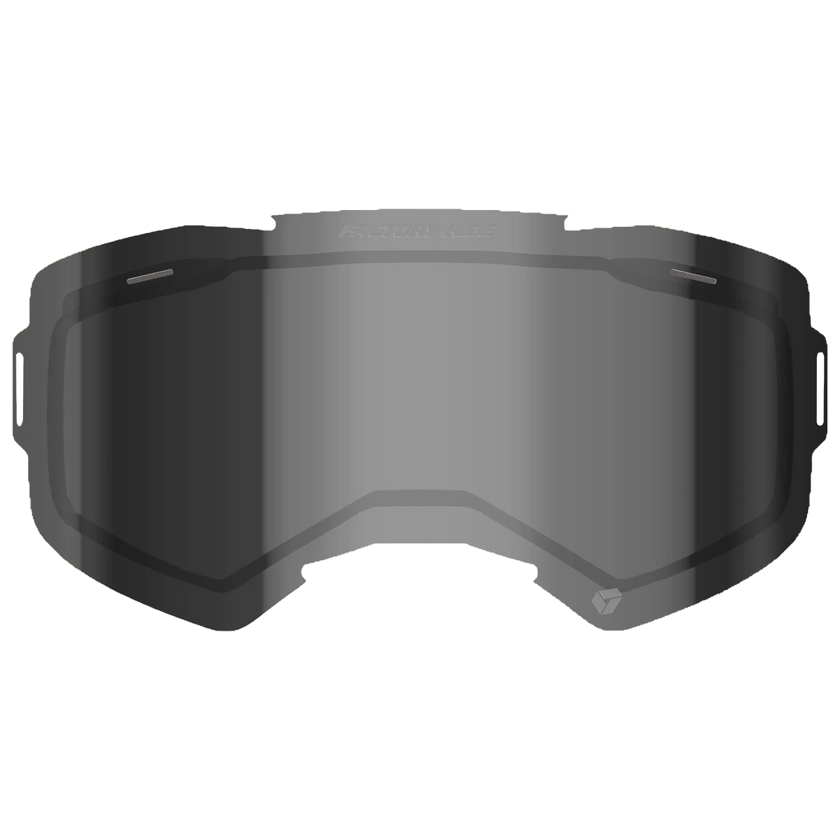 FXR Factory Ride Dual 2-Vent Lens - Smoke/Silver
