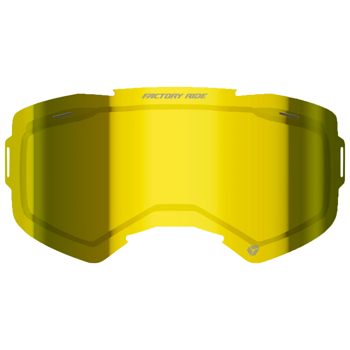 FXR Factory Ride Dual 2-Vent Lens - Bronze/Yellow
