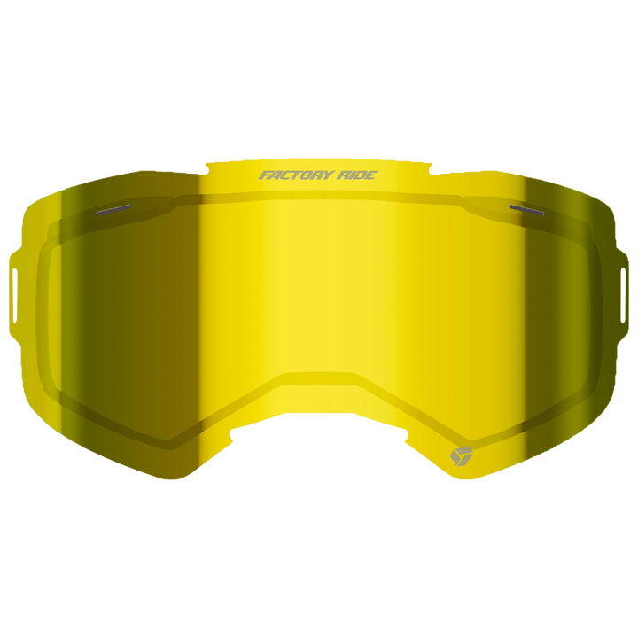 FXR Factory Ride Dual 2-Vent Lens - Bronze/Yellow