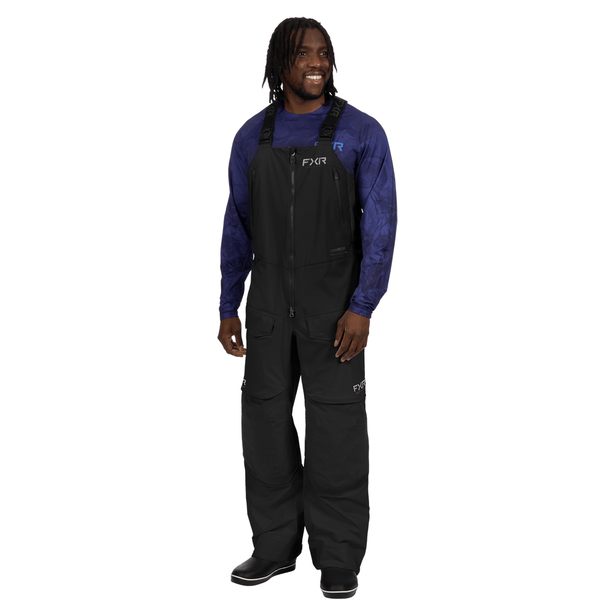 FXR Vapor Pro 3-Layer Bibs - Black