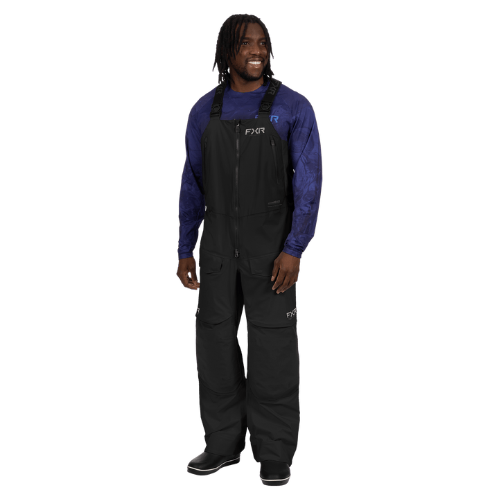 FXR Vapor Pro 3-Layer Bibs - Black