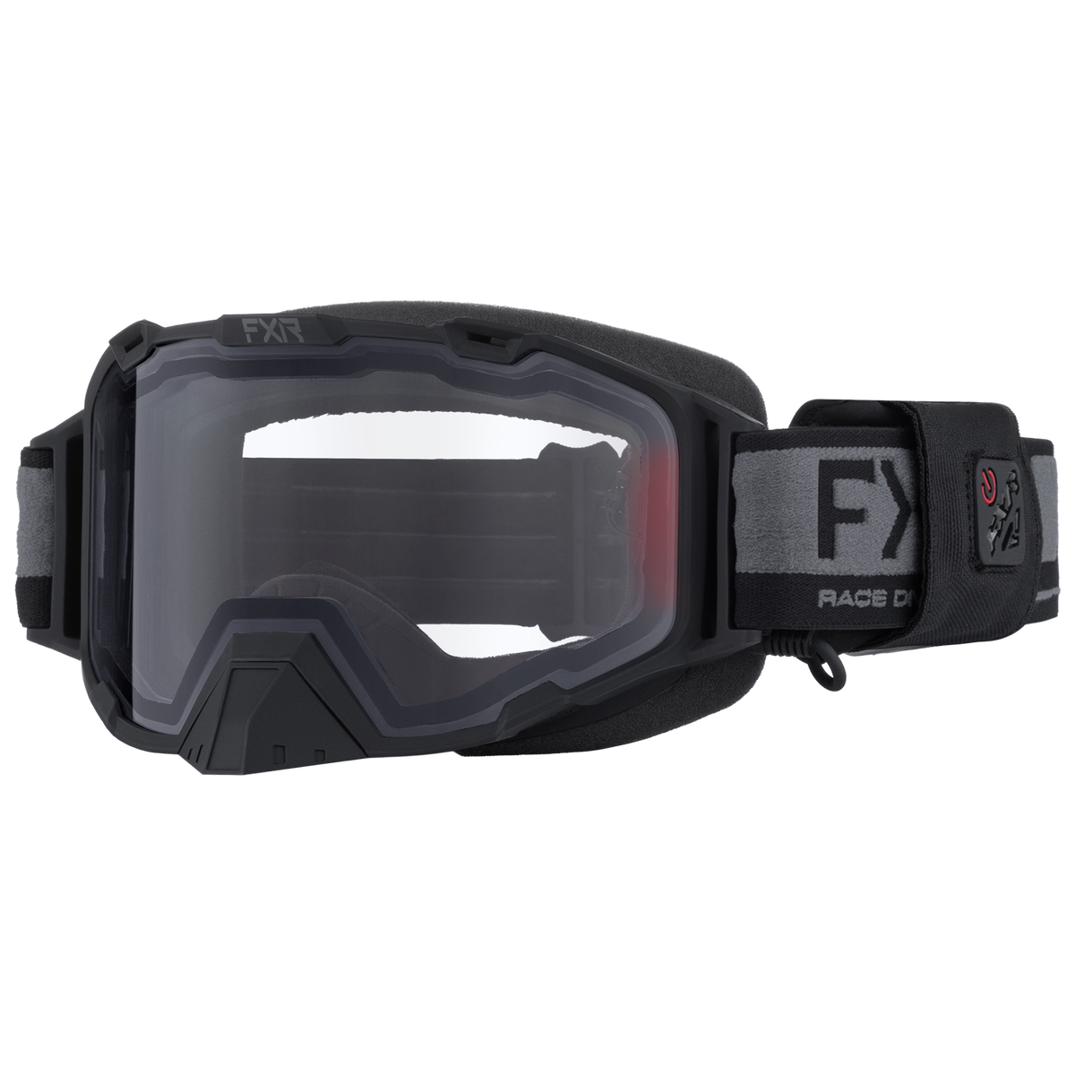 FXR Youth Maverick Clear Goggle - Black Ops