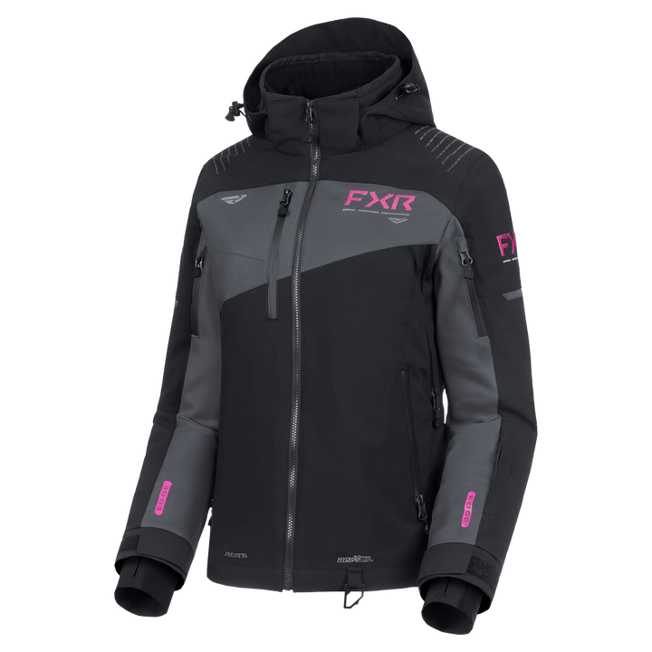 FXR Women's Edge 2-in-1 Jacket - Black/Asphalt