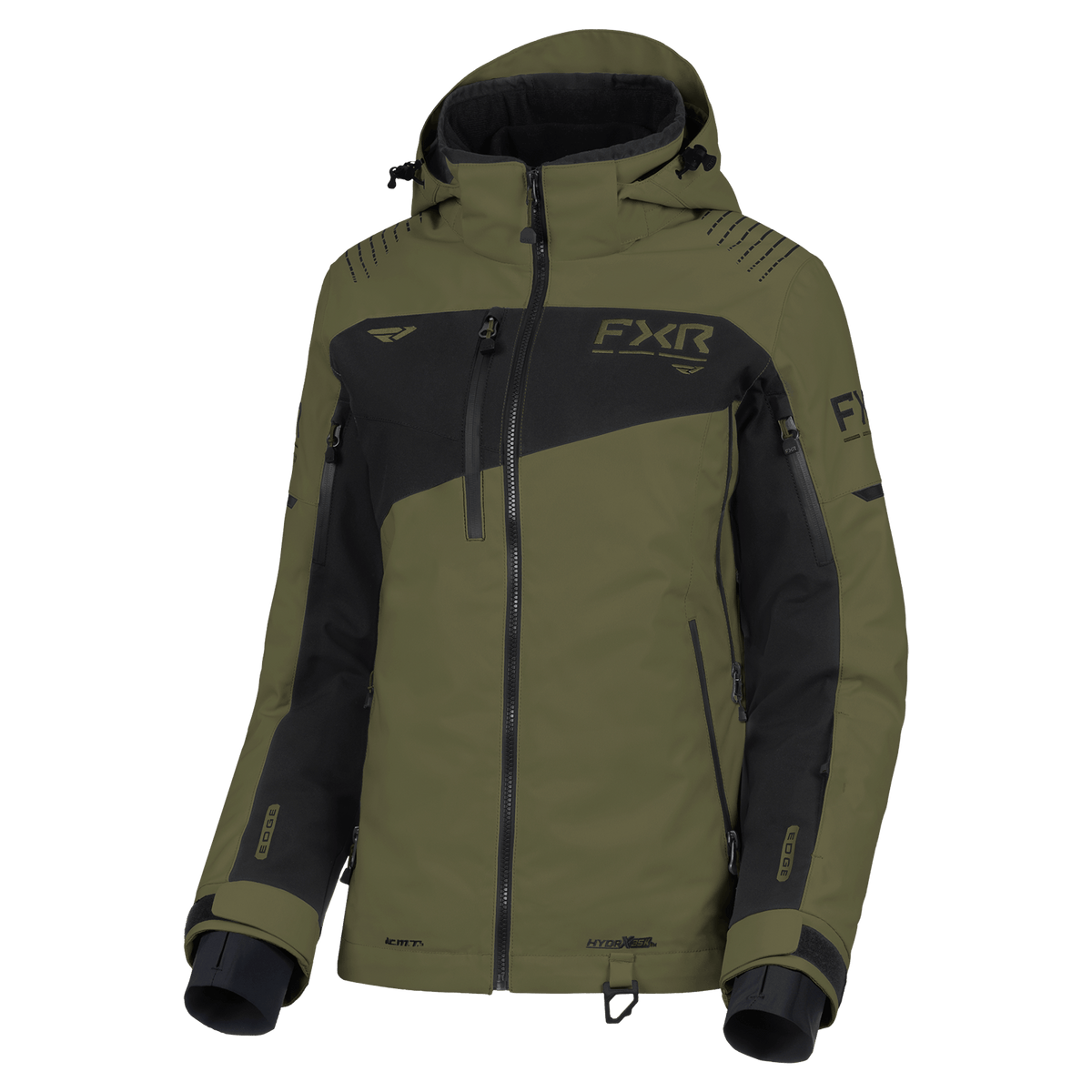 FXR Women's Edge 2-in-1 Jacket - Moss/Black