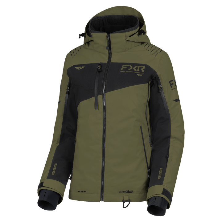 FXR Women's Edge 2-in-1 Jacket - Moss/Black