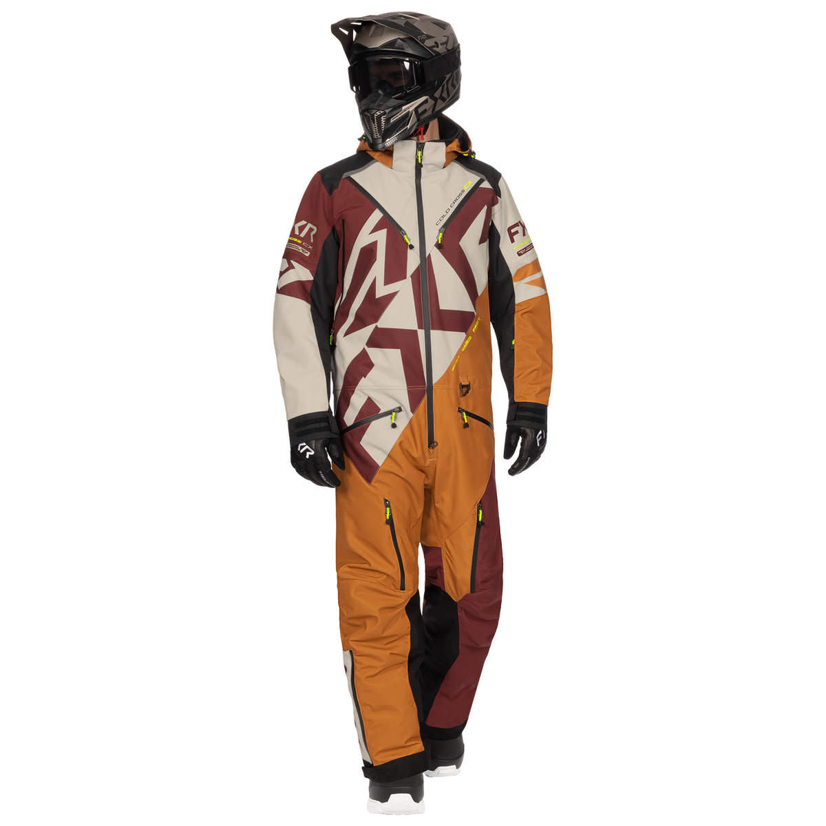 FXR Cold Cross CX F.A.S.T. Insulated Monosuit - Sand/Stone