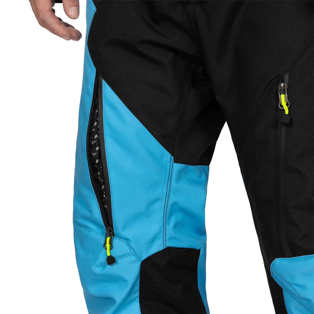 FXR Cold Cross CX Lite Monosuit - Blue/Hi-Vis