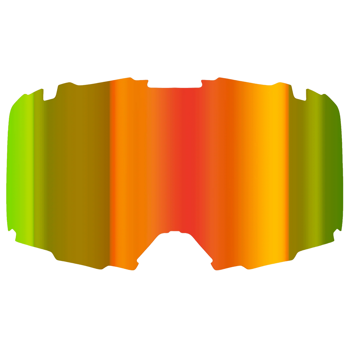 FXR Combat Clear Dual-Mirror Bronze/infern Lens