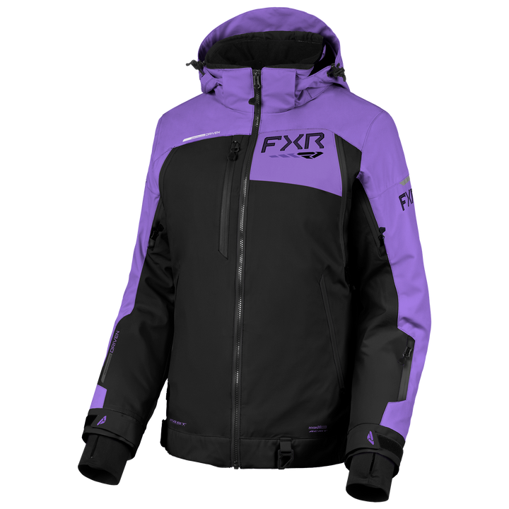 FXR Women's Velocity Jacket - Black/Amethyst