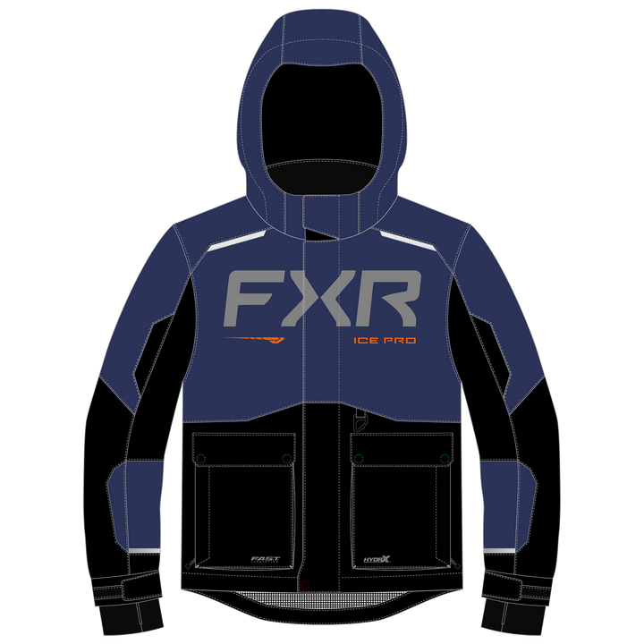 FXR Youth Excursion FX Jacket - Black/Midnight