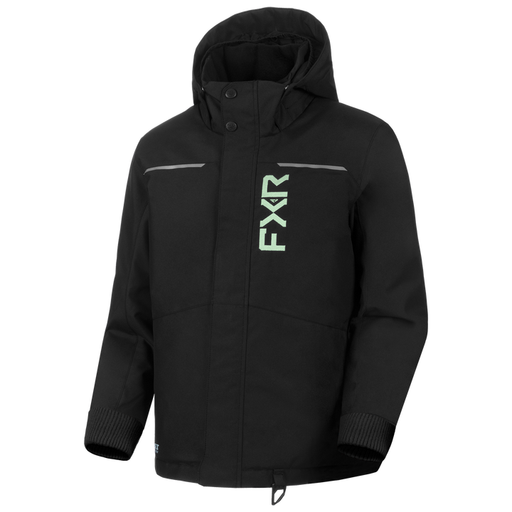 FXR Kids Kick Jacket - Black/Sage