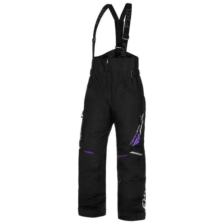 FXR Women's Team Pant - Black/Amethyst