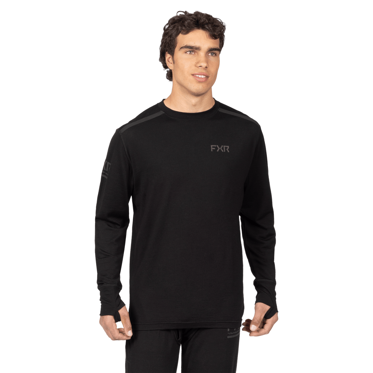 FXR Tenacious Merino Long Sleeve - Black