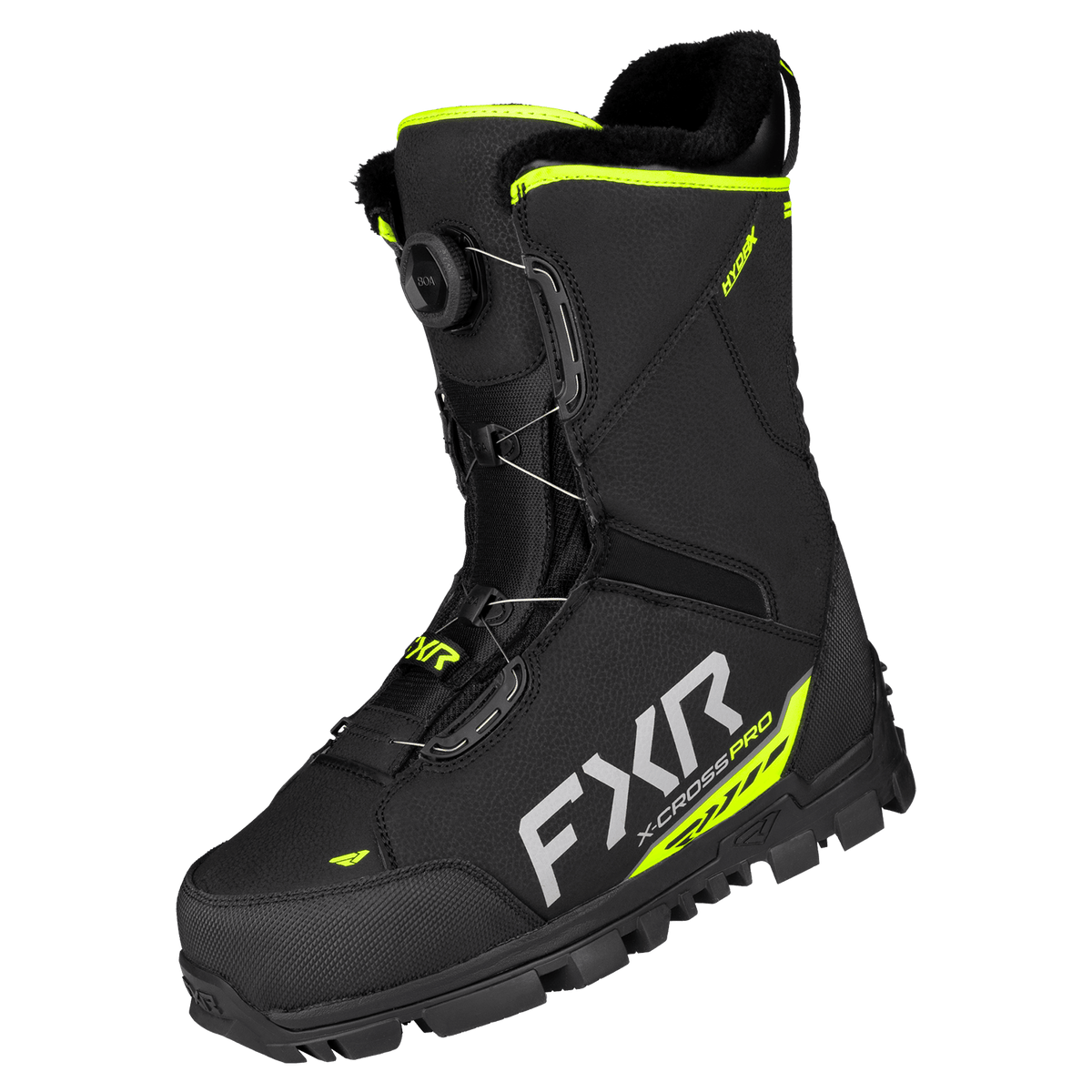 FXR X-Cross Pro BOA Boot - Black/Hi-Vis