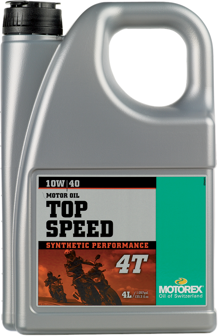 Motorex Top Speed Synthetic 4T Engine Oil - 10W-40 - 4L