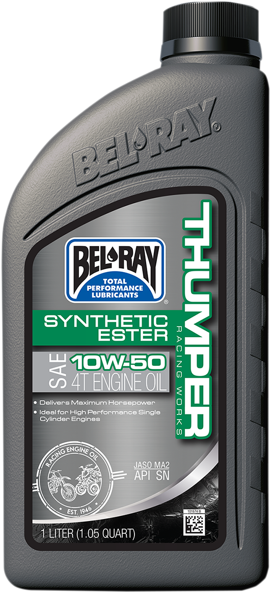 Bel-Ray Thumper® Racing Synthetic Ester 4T Engine Oil - 10W-50 - 1L