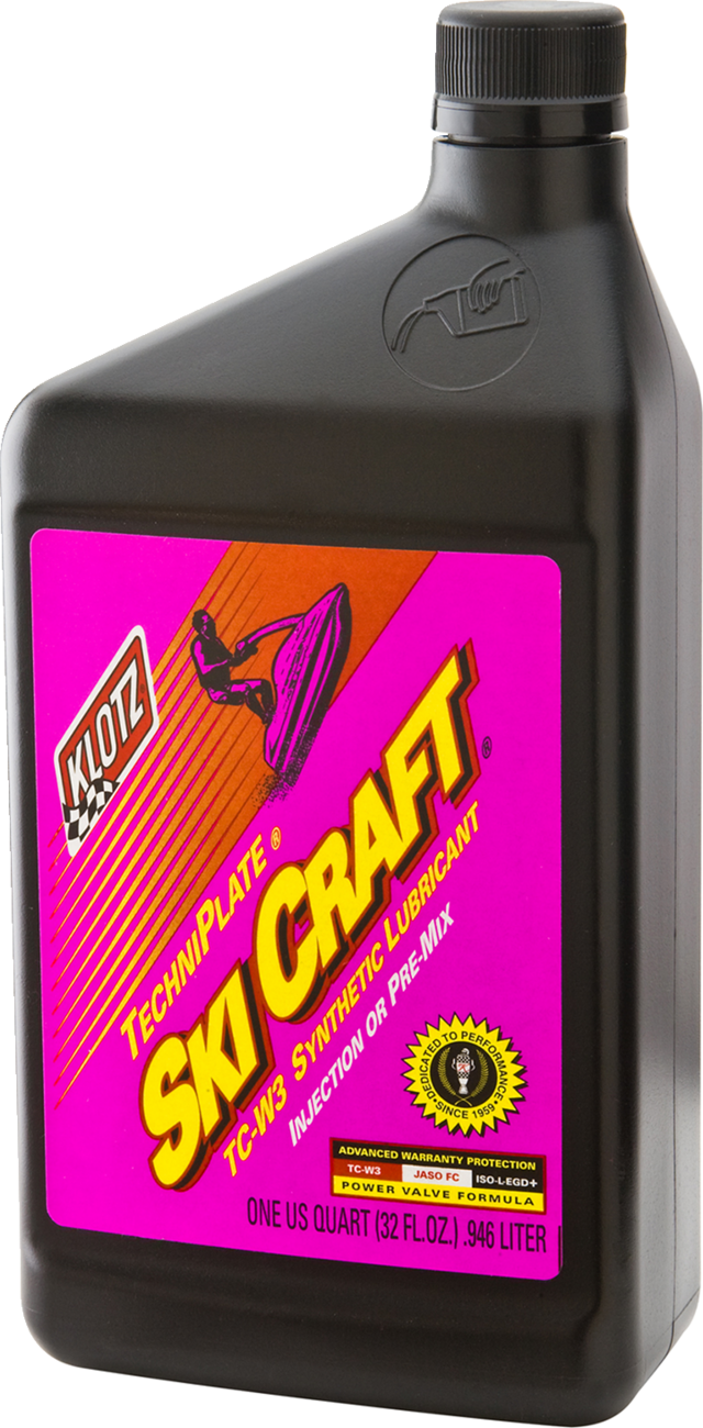 Klotz SkiCraft® TechniPlate® Synthetic 2-Stroke Engine Oil - 1 U.S. quart