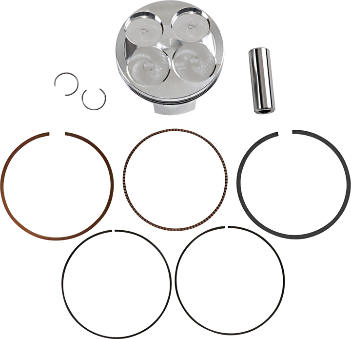 JE Pistons 274177 Piston Kit, 77.00 mm, 13.0:1 Compression Ratio for Honda