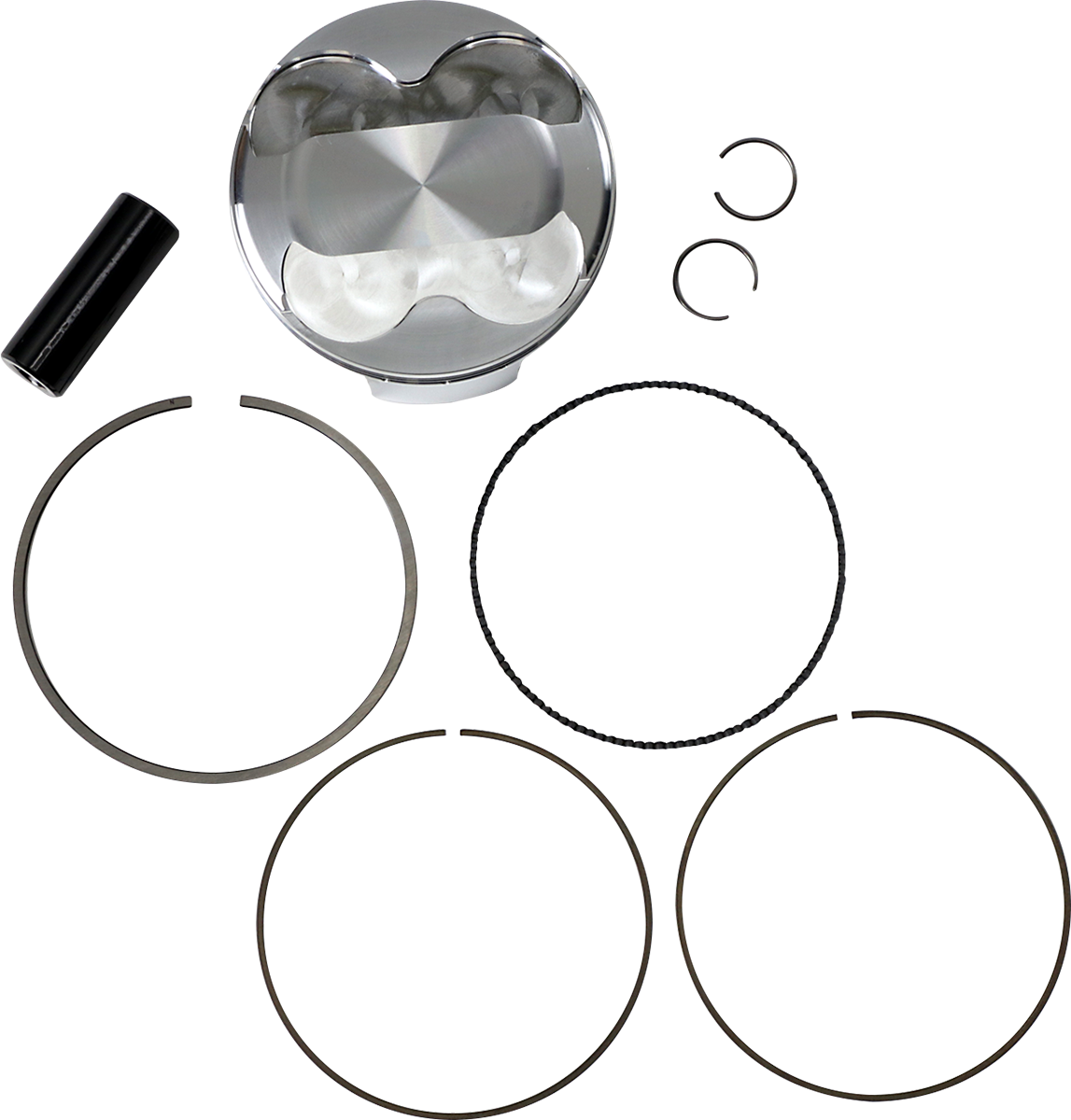 JE Pistons 345055 Piston Kit, 96.00 mm Bore, 14.0:1 Compression Ratio for Honda