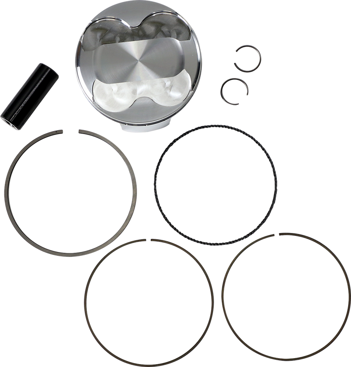 JE Pistons 345055 Piston Kit, 96.00 mm Bore, 14.0:1 Compression Ratio for Honda