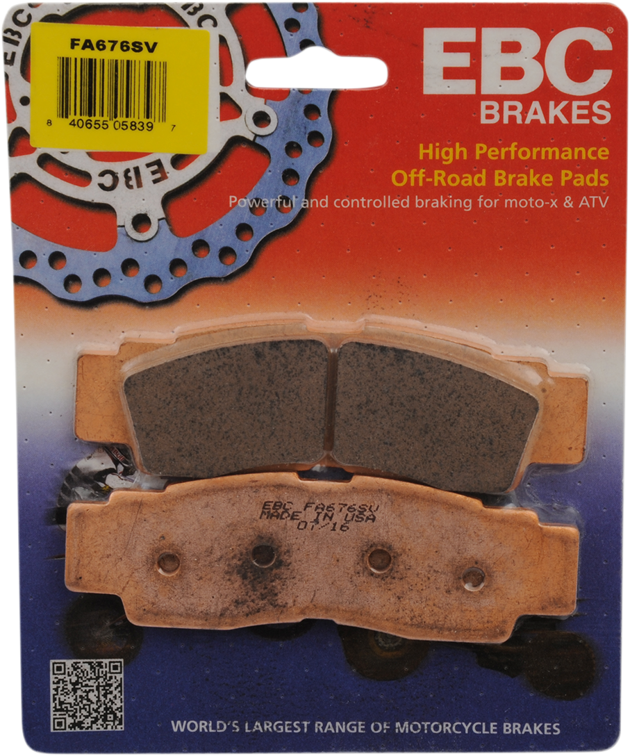EBC SV Severe Duty Brake Pads FA676SV