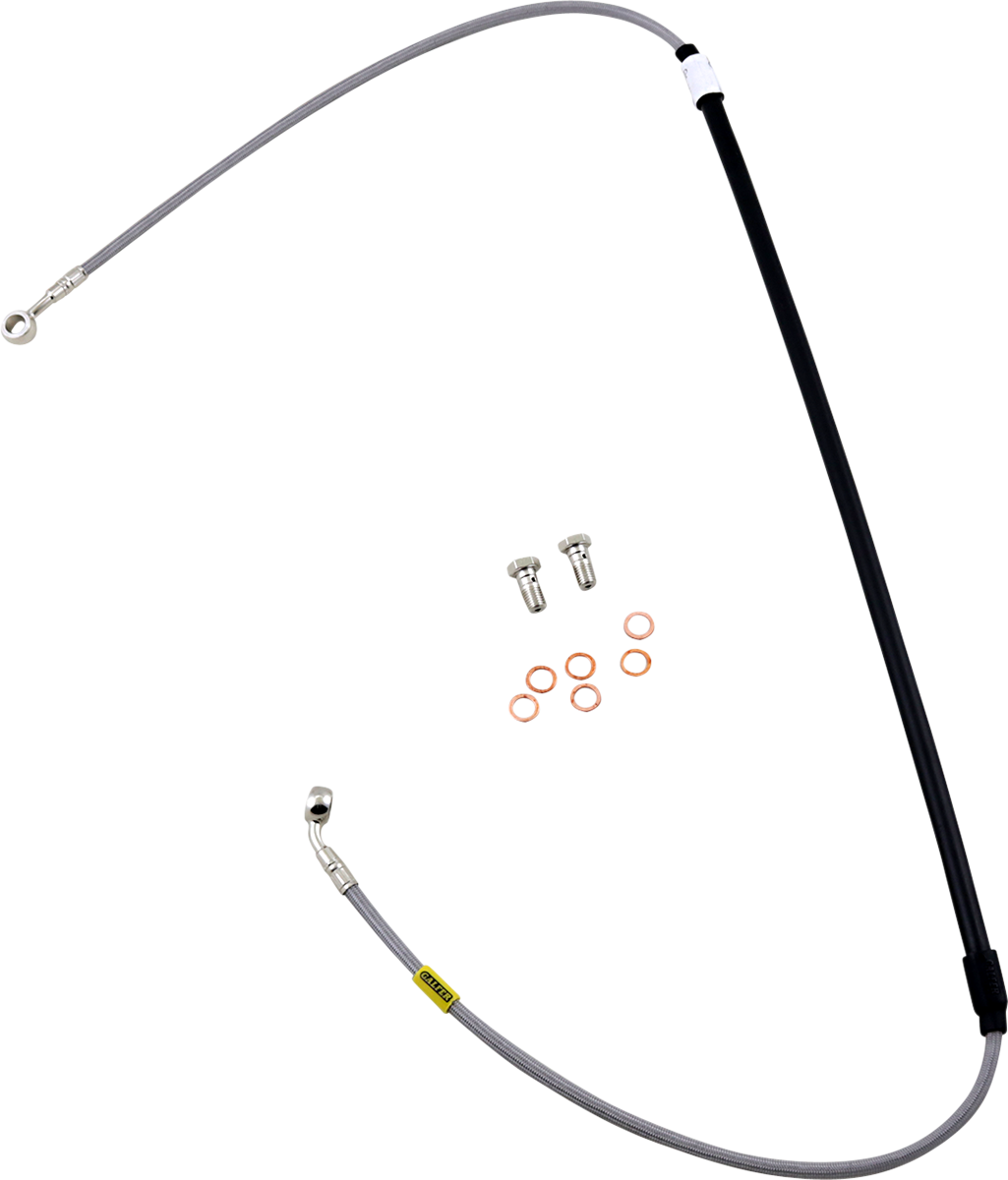 GBRAKES Stainless Steel Braided Brake Line Kit FK003D722-1