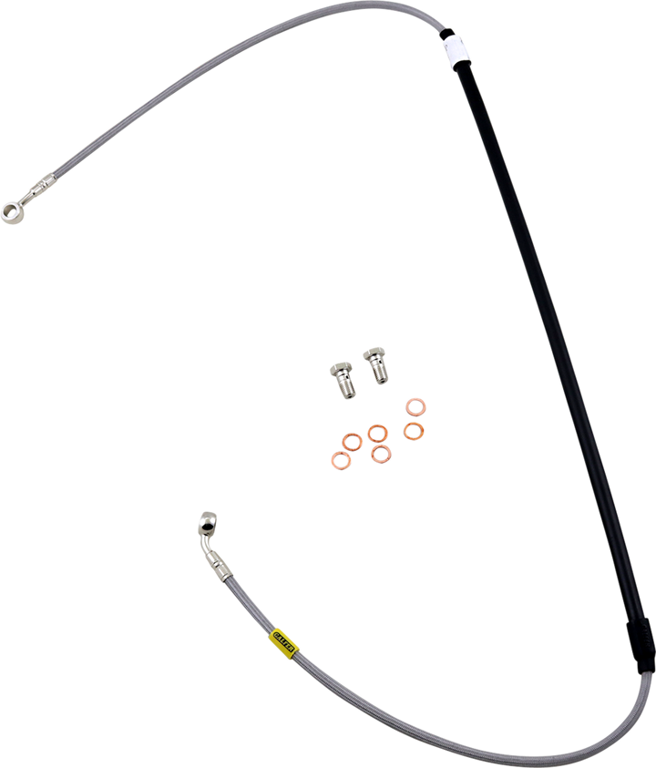 GBRAKES Stainless Steel Braided Brake Line Kit FK003D722-1