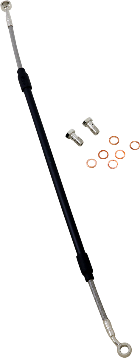 GBRAKES FK003D347R Stainless Steel Braided Brake Line Kit