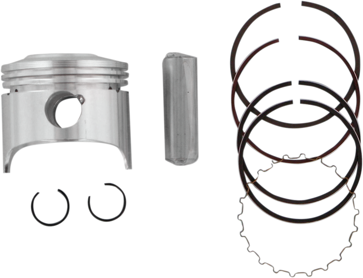 WISECO 4880M04750 Forged Piston Kit, 47.50 mm, Honda
