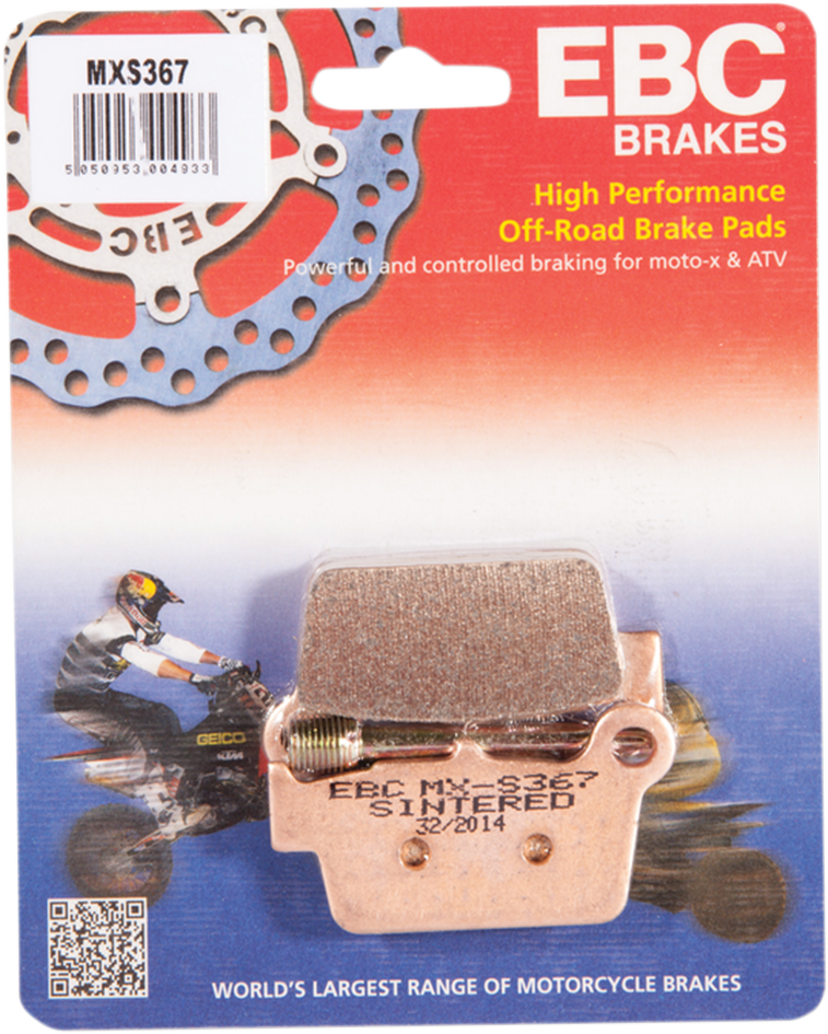 EBC MXS367 High-Performance Sintered Bronze Race Brake Pads