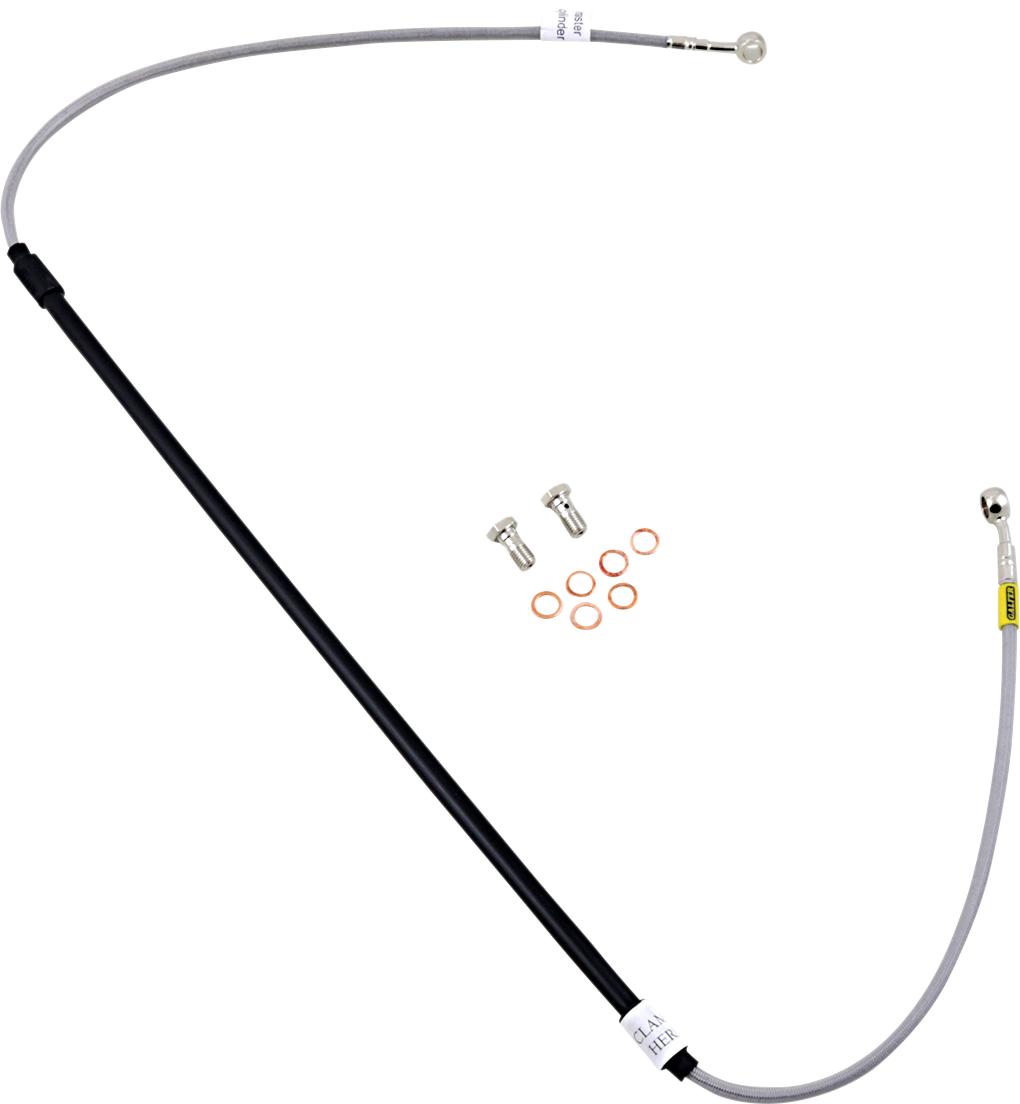 GBRAKES Stainless Steel Braided Brake Line Kit FK003D118-1