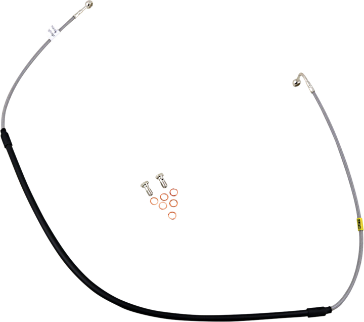 GBRAKES FK003D126-1 Stainless Steel Braided Brake Line Kit