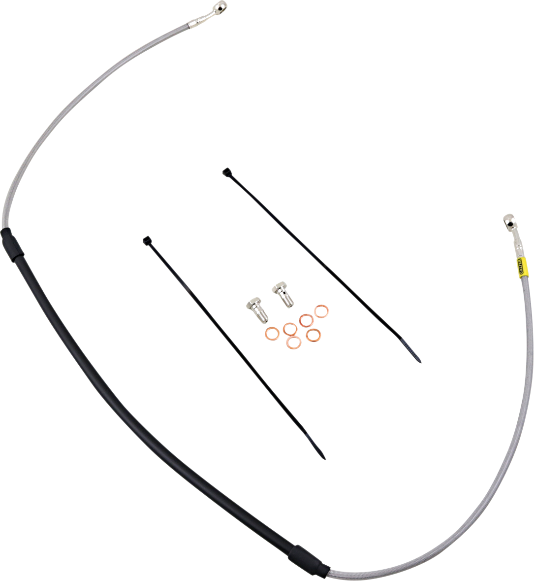 GBRAKES FK003D126CR Stainless Steel Braided Brake Line Kit