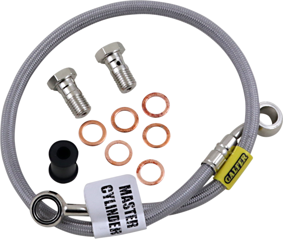 GBRAKES FK003D102R Stainless Steel Braided Brake Line Kit