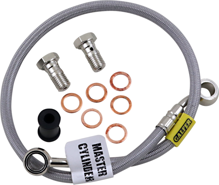 GBRAKES FK003D102R Stainless Steel Braided Brake Line Kit