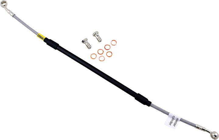 GBRAKES FK003D141R Stainless Steel Braided Brake Line Kit