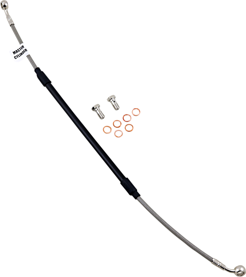 GBRAKES FK003D217R Stainless Steel Braided Brake Line Kit